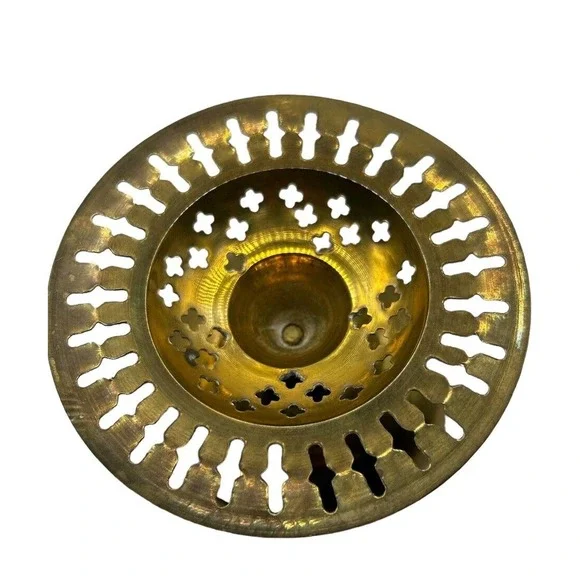 Vintage Brass Moroccan Style Candle Holder - Picture 5 of 7